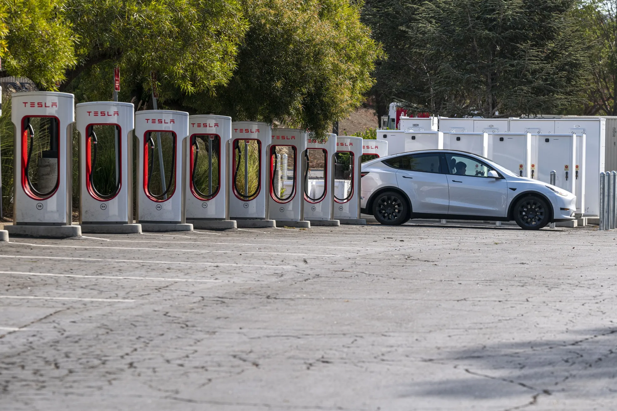 Tesla Vehicles And Charging Stations Ahead Of Earnings Figures