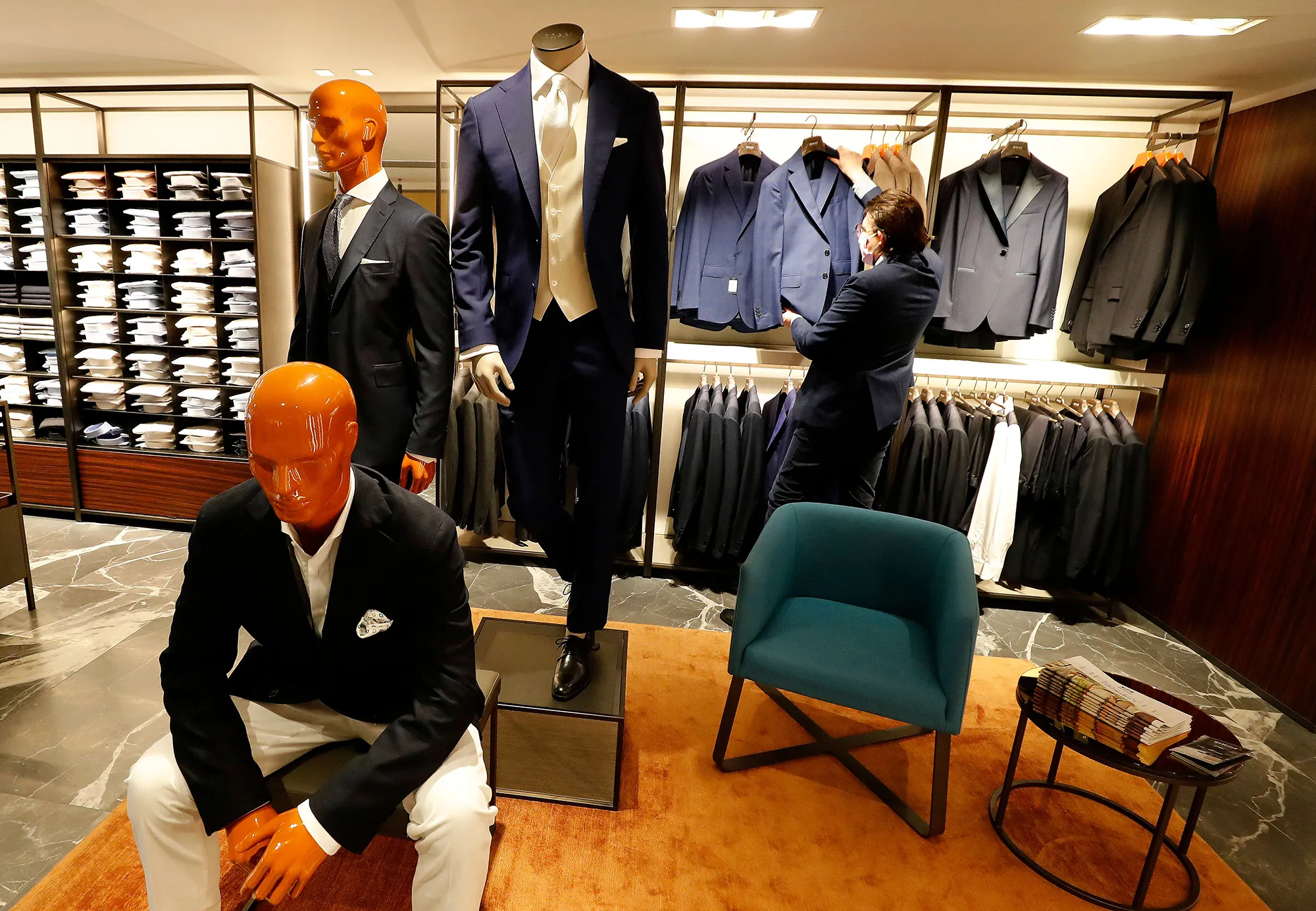 A Boggi Milano&nbsp;shop&nbsp;in Nice, France.