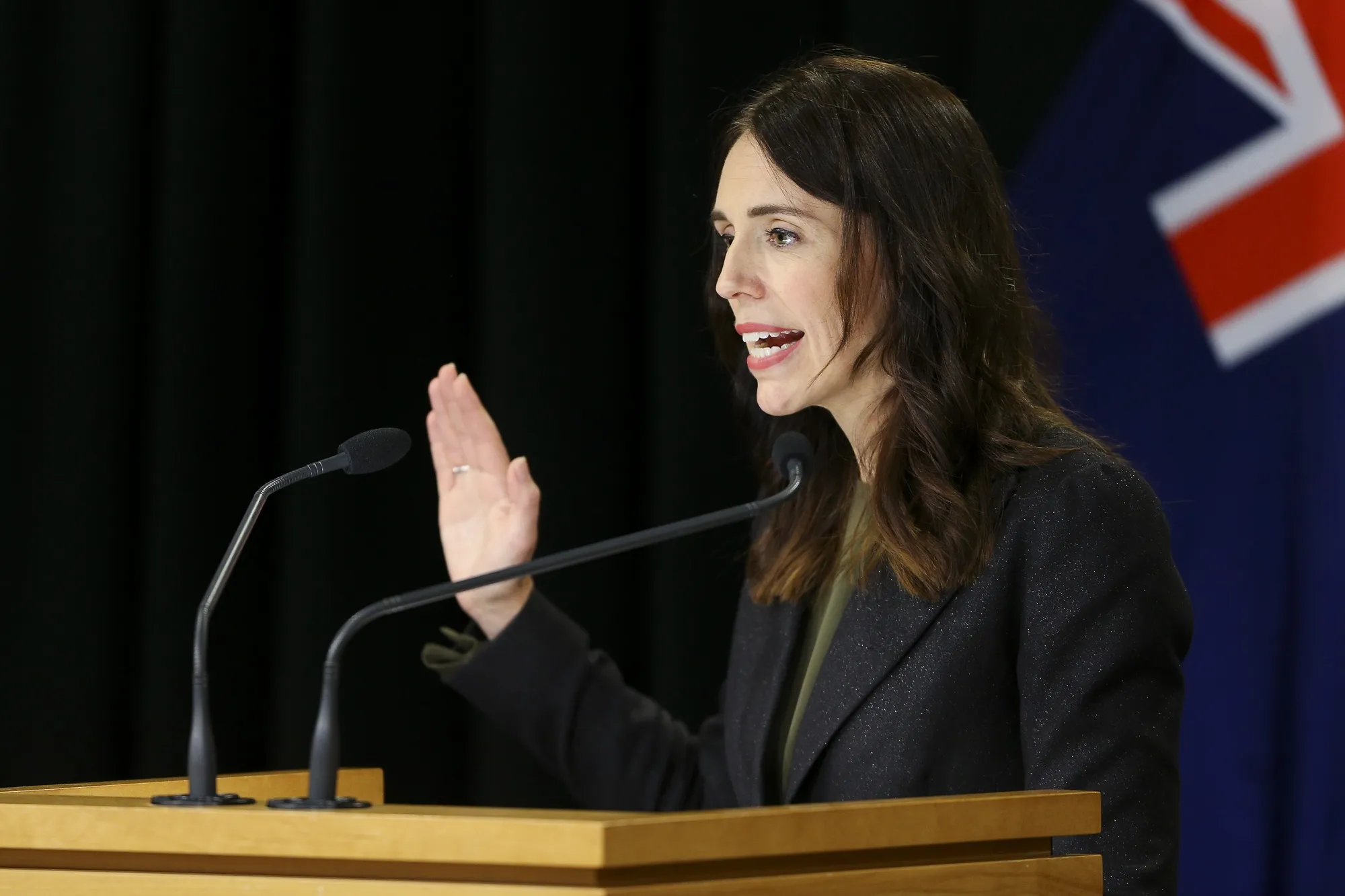 Jacinda Ardern on March 21.