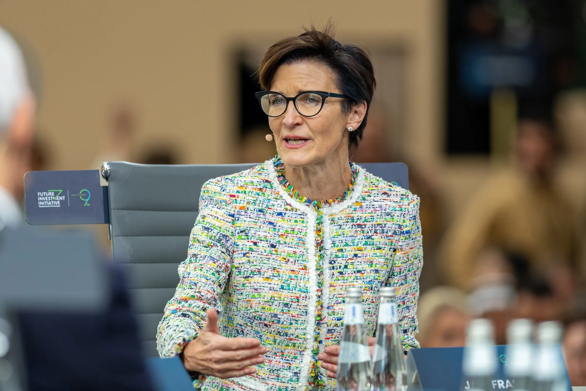 Jane Fraser at the Future Investment Initiative in Riyadh.