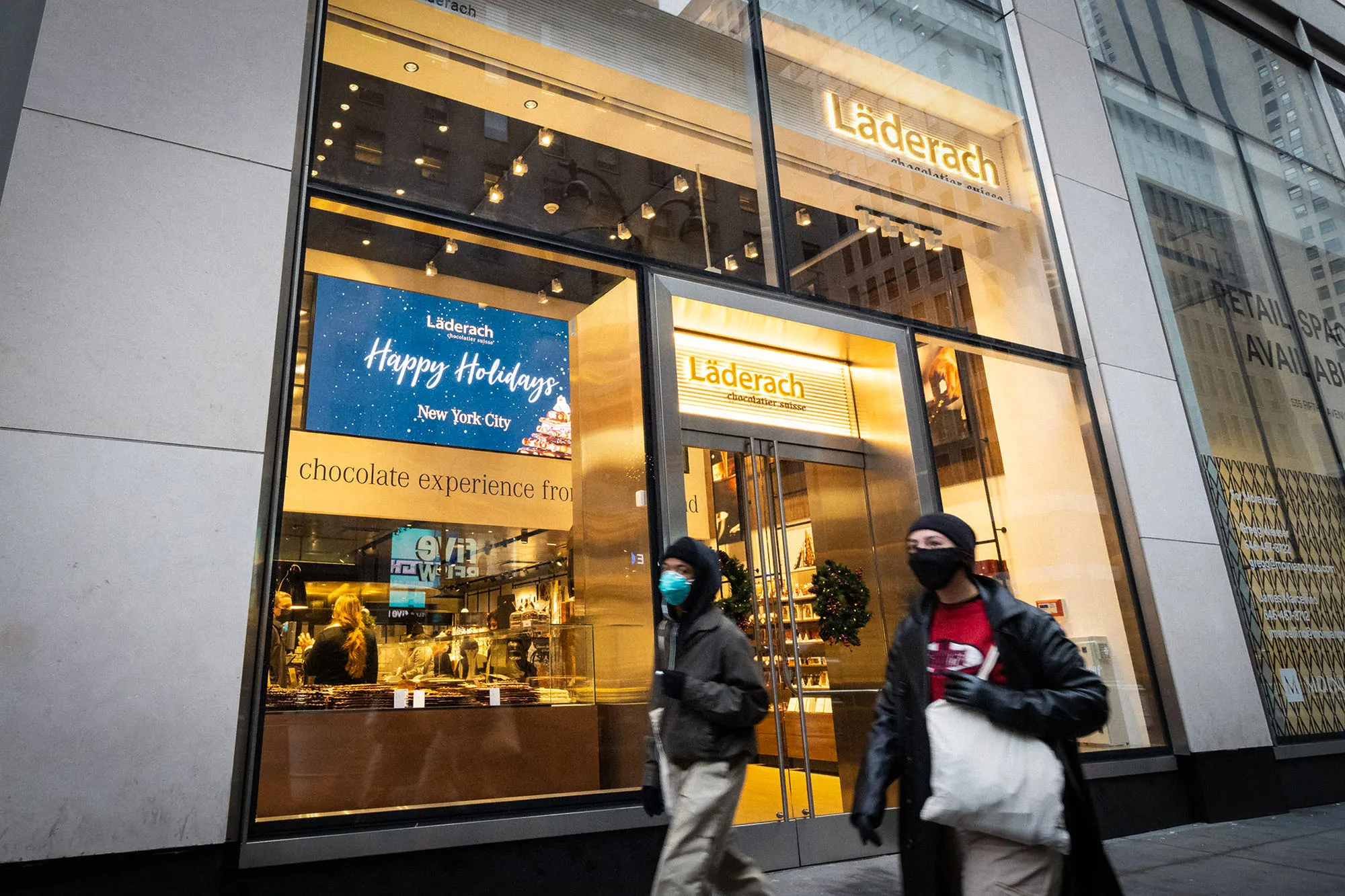 The Laederach store on 5th Avenue.