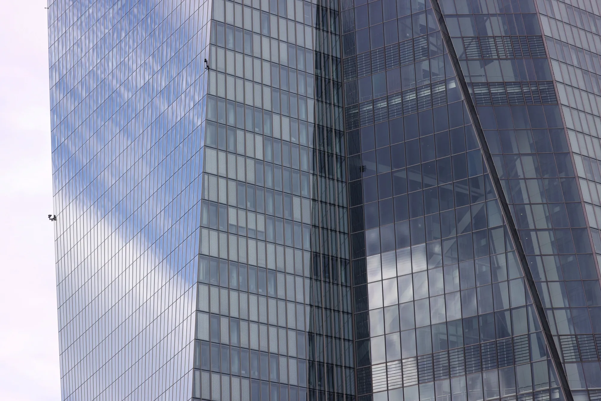 Headquarters of the European Central Bank in Frankfurt, Germany.