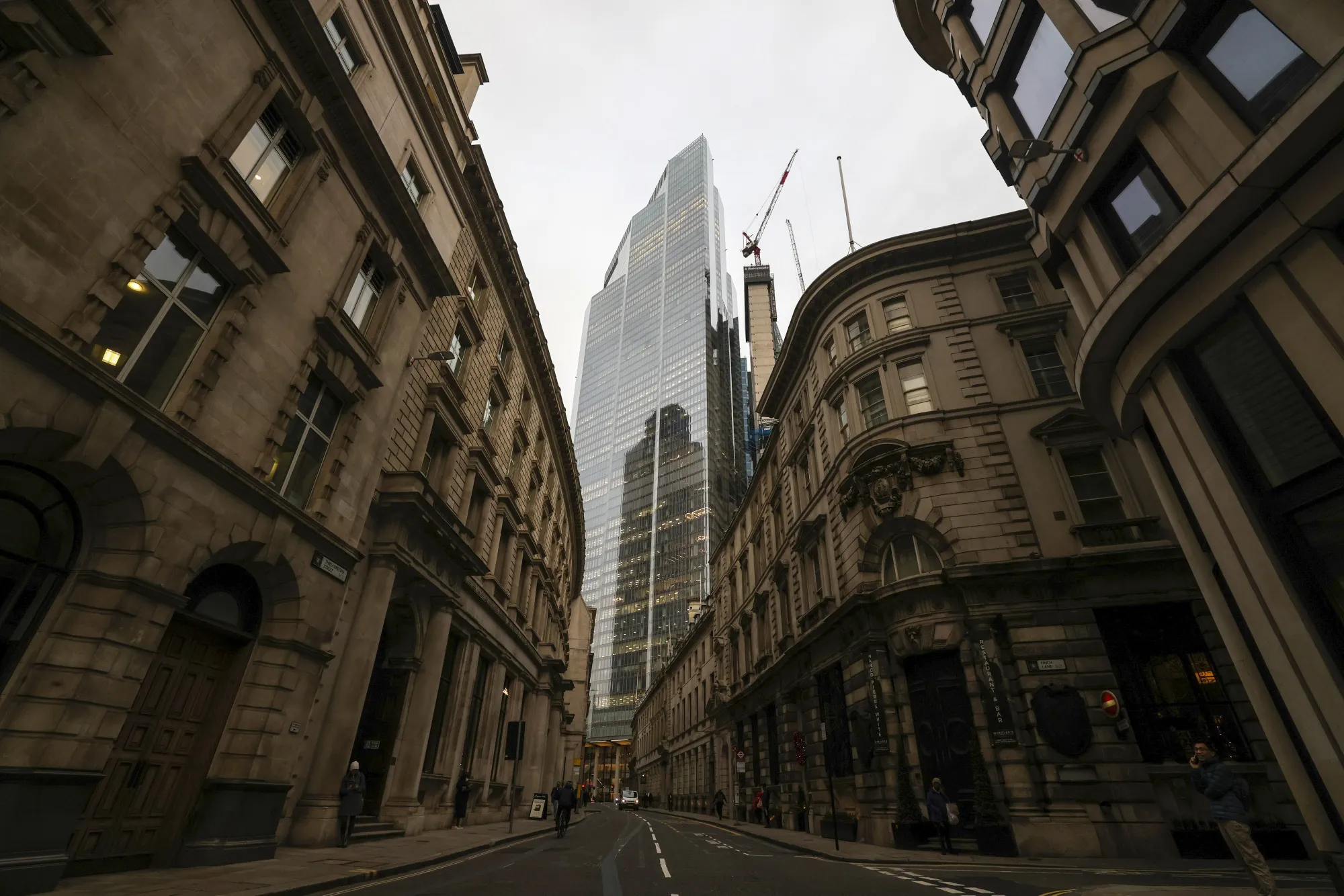 The 22 Bishopsgate skyscraper in London.