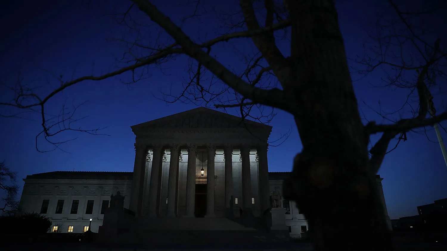 The U.S Supreme Court building is seen in the morning hours of March 16, 2016, in Washington.
