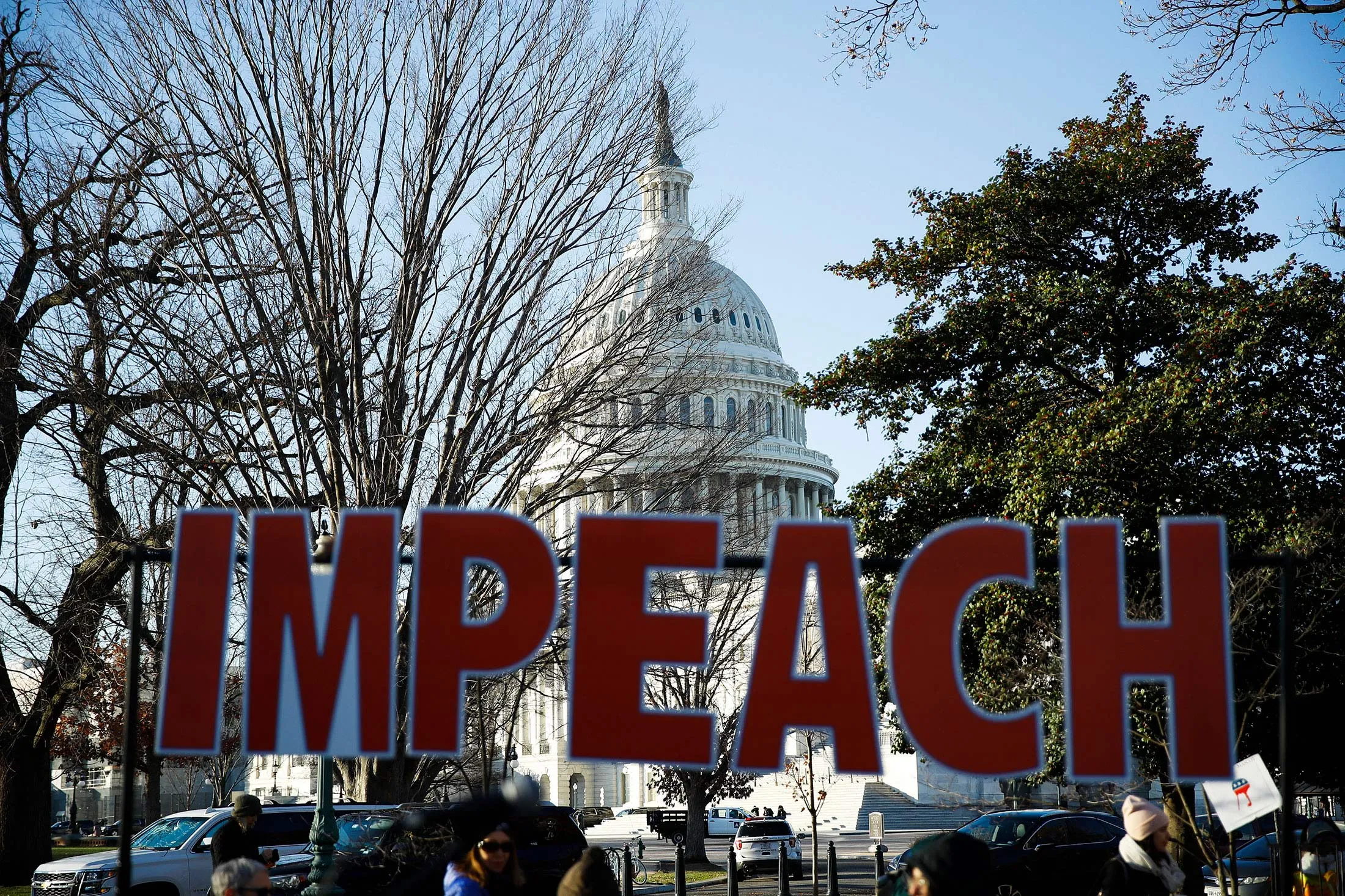 Protesters in Washington on Dec. 18.