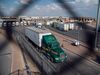 Semi-trucks cross the border at the Zaragoza International Bridge, in Juarez, Mexico, across the border from El Paso, Texas on May 31, 2019. - President Donald Trump escalated his abrupt tariff threats against Mexico, triggering alarm about the likely economic fallout, spooking global markets and raising the prospect of US trade wars on multiple fronts. Trump unexpectedly announced his readiness to levy tariffs on all Mexican imports, beginning at five percent starting June 10 and rising monthly to as high as 25 percent until Mexico substantially reduces the flow of illegal immigration. (Photo by Paul Ratje / AFP) (Photo credit should read PAUL RATJE/AFP/Getty Images)