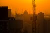 A crane standing at the construction site is silhouetted at dusk in Singapore, on Thursday, Sept. 15, 2016. Singapore is currently mired in its most prolonged housing slump on record. Home prices in the city-state fell for the 11th straight quarter in the three months ending June 30, posting the longest losing streak since records started in 1975.