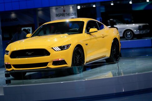 Ford's dramatic redesign of the sixth-generation Mustang sent sales soaring. Here's a 2015 version in "triple-yellow."