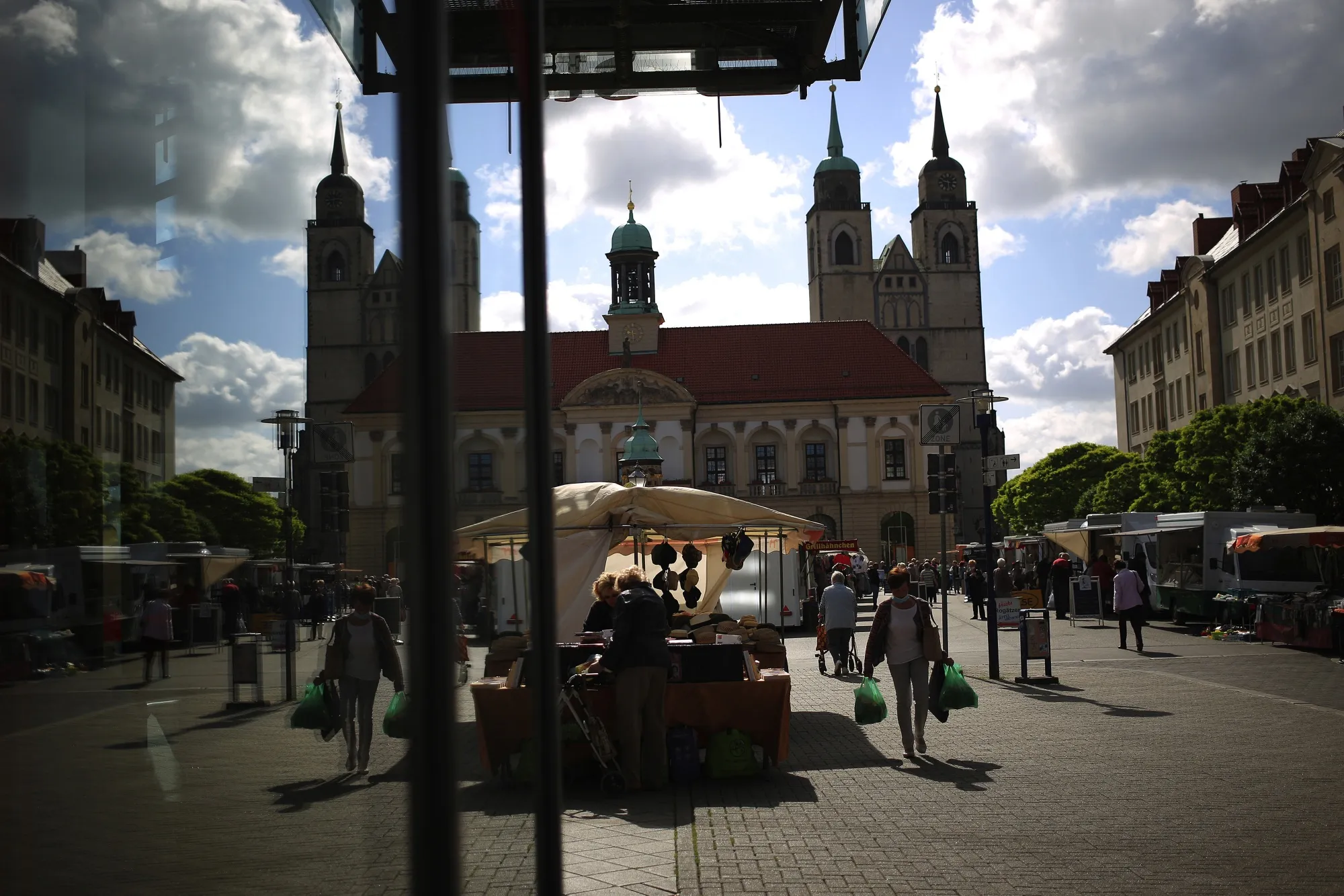 The city center of Magdeburg.