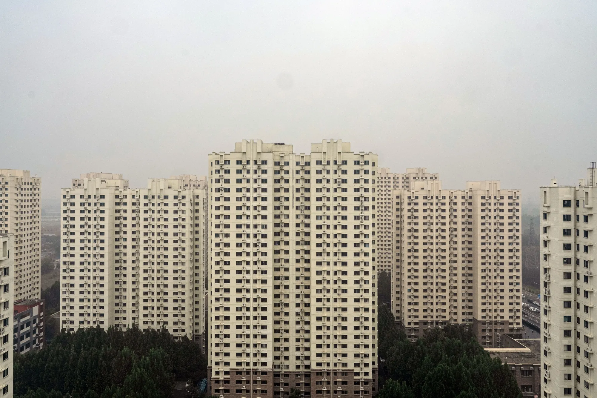Residential buildings in Beijing.