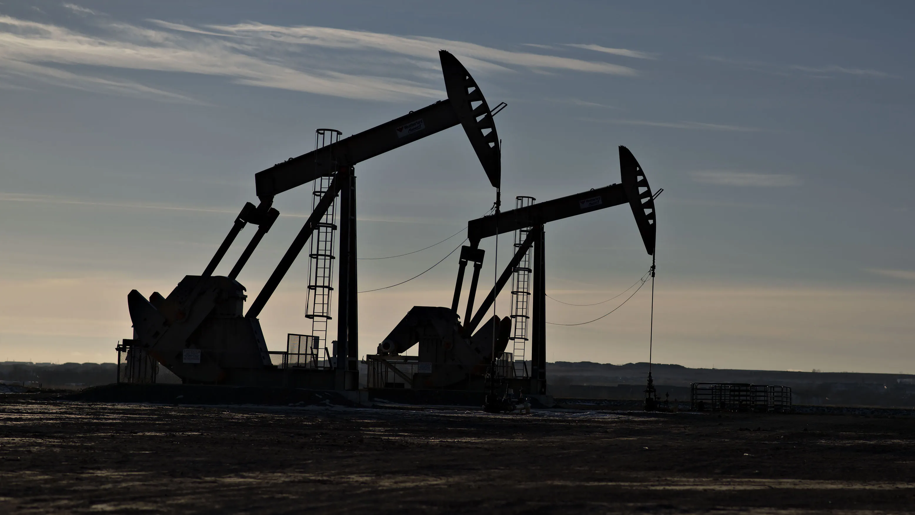 An oil well outside Williston, N.D., on Feb. 11, 2015.
