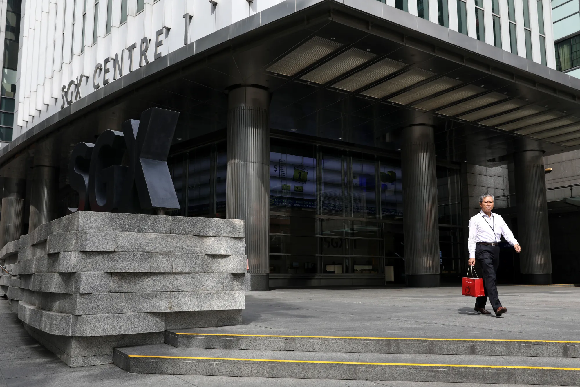 The Singapore Exchange in Singapore.