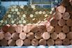 Bars of copper.