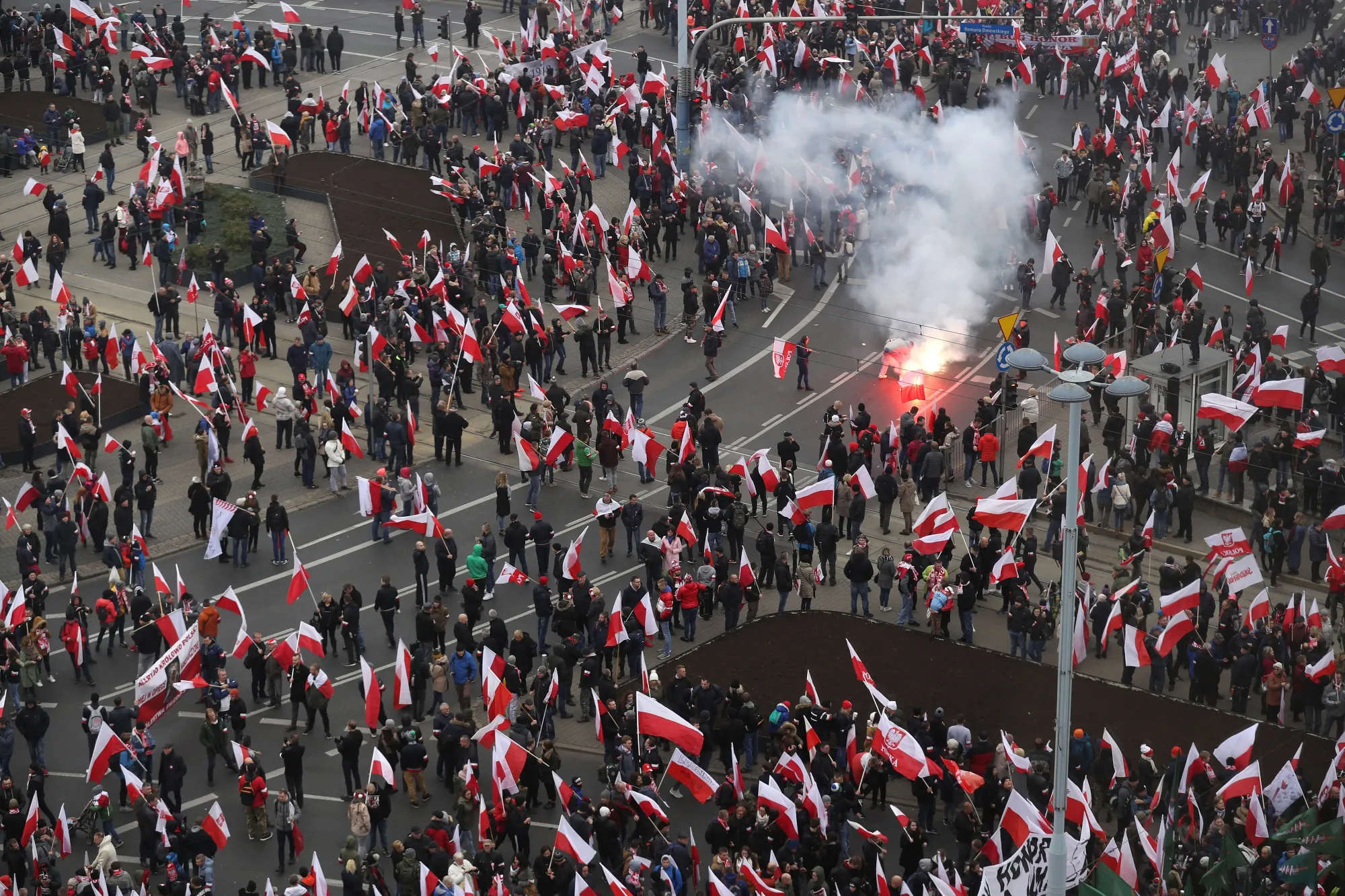March of Independence in Warsaw on Nov. 11.&nbsp;