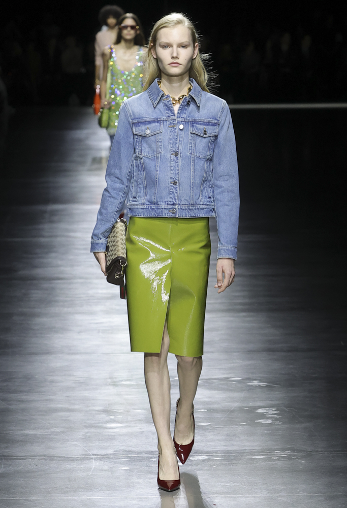 Sabato De Sarno's First Gucci Fashion Show Sees Miniskirts