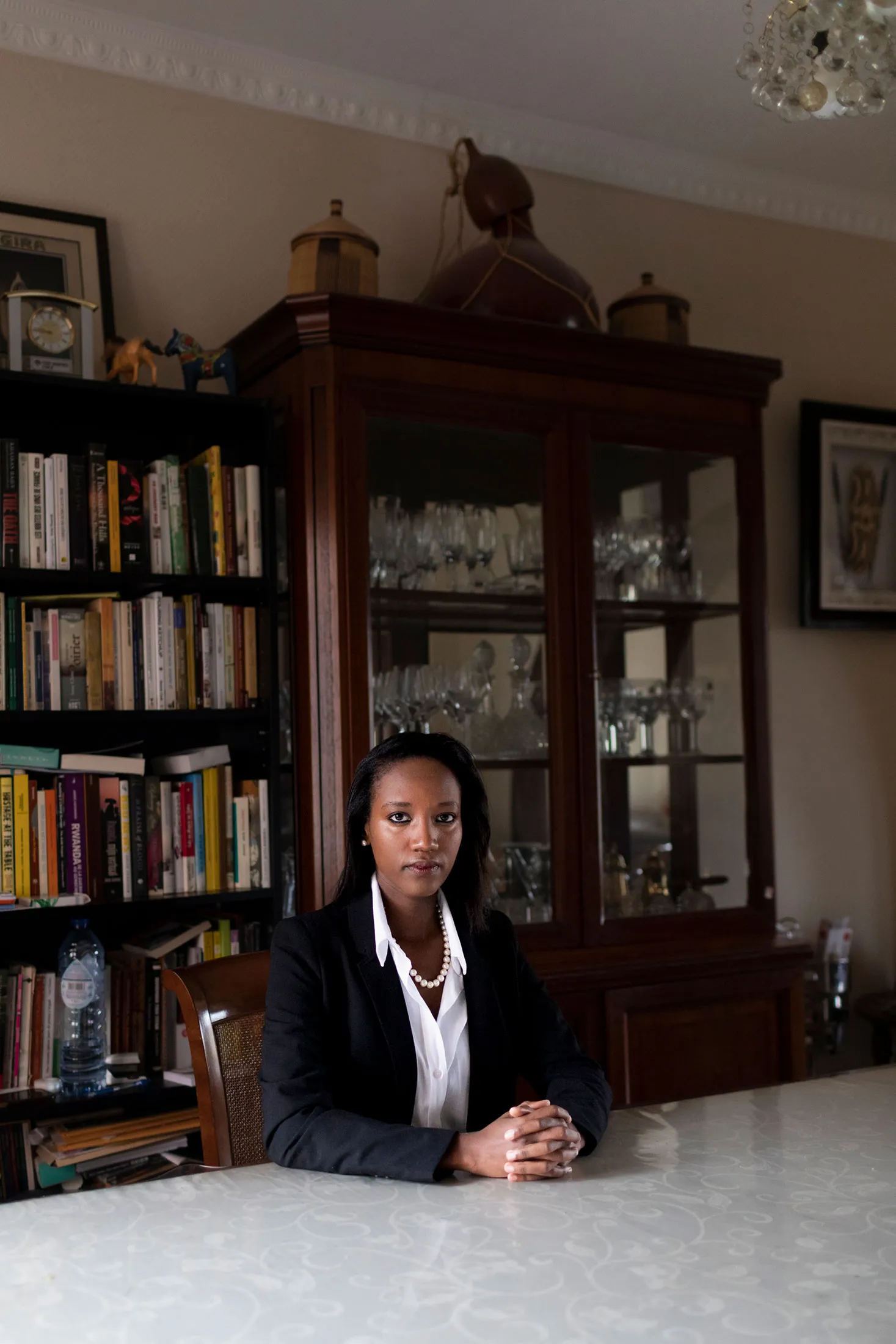 Carine Kanimba at her family home in Brussels.&nbsp;