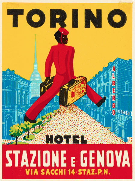 design  world tour: vintage hotel labels from gaston louis
