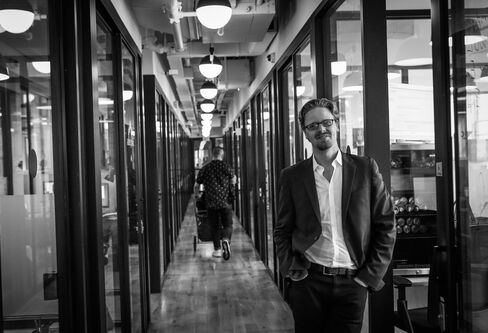 Jens Nordvig, chief executive officer of Exante Data LLC in the Flatiron WeWork offices in New York.