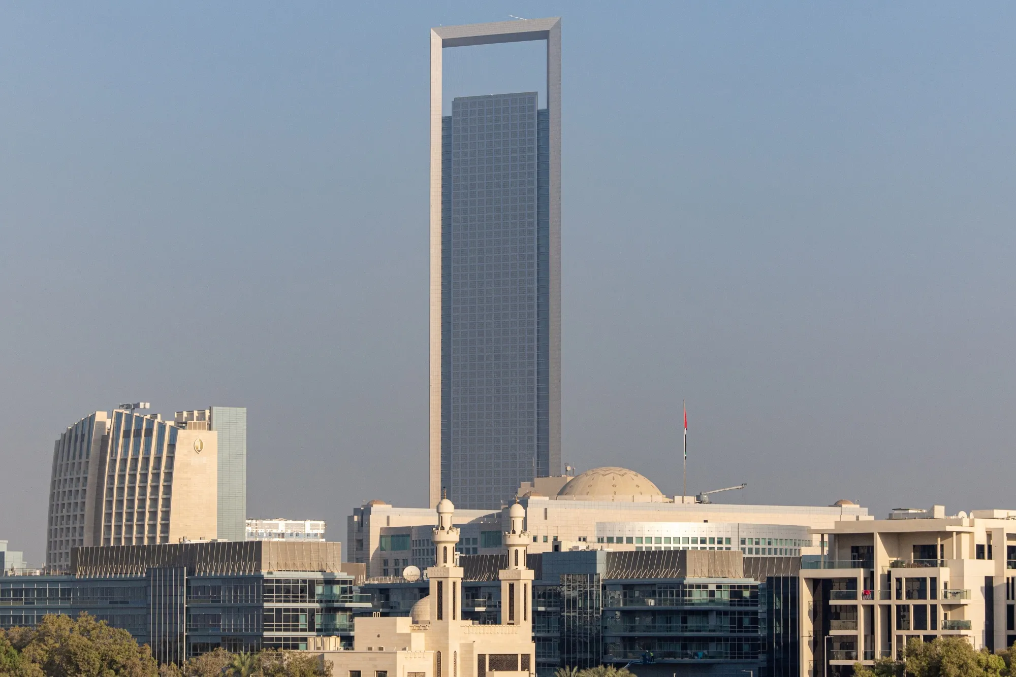The headquarters of the Abu Dhabi National Oil Co. in Abu Dhabi.