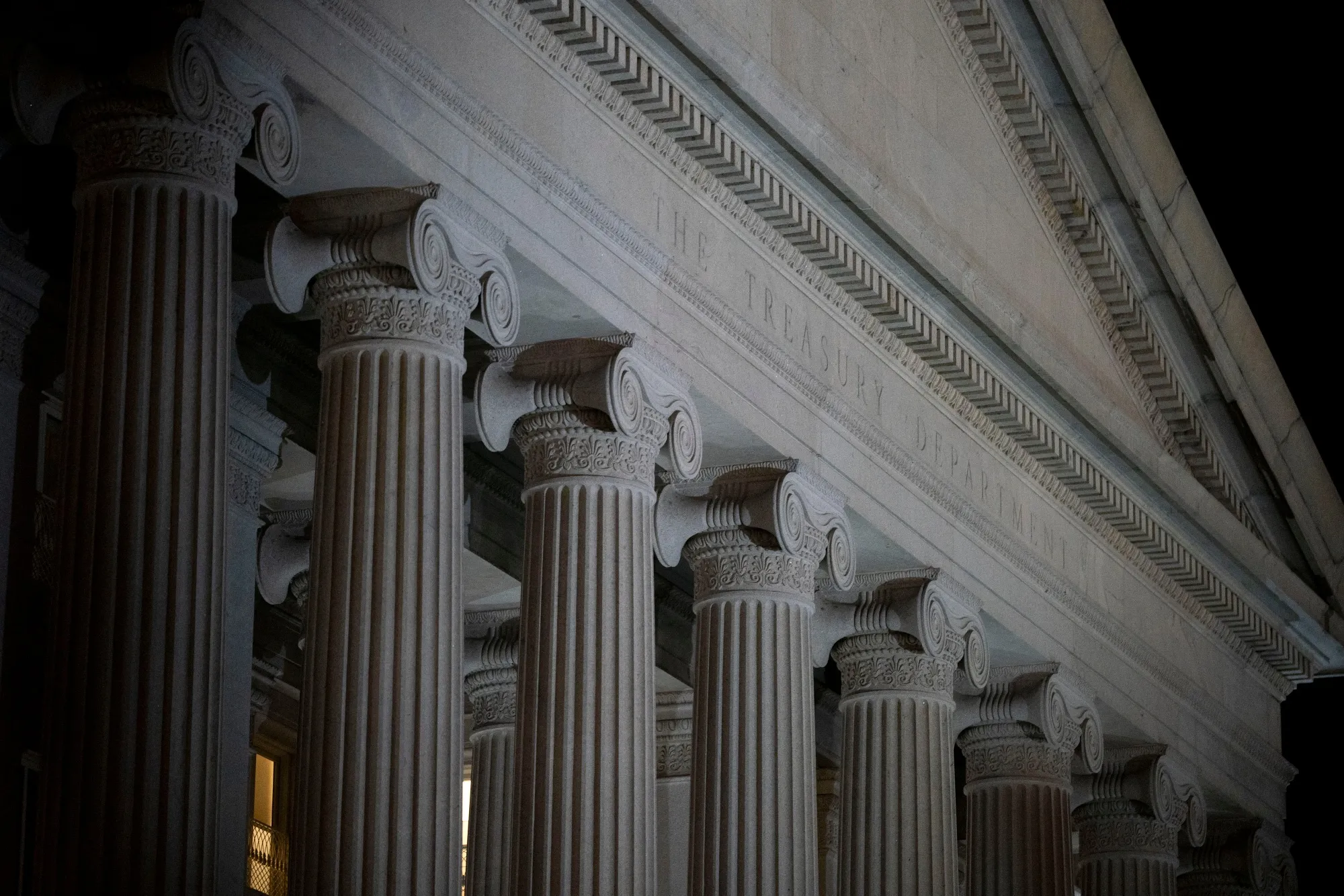 Edificio del Tesoro de EE.UU. en Washington, DC.