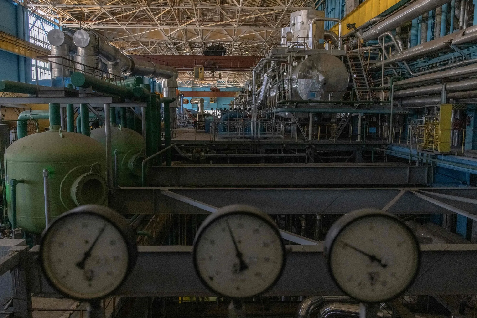 The turbine hall of the Rivne Nuclear Power Plant&nbsp;in Varash, Ukraine.&nbsp;