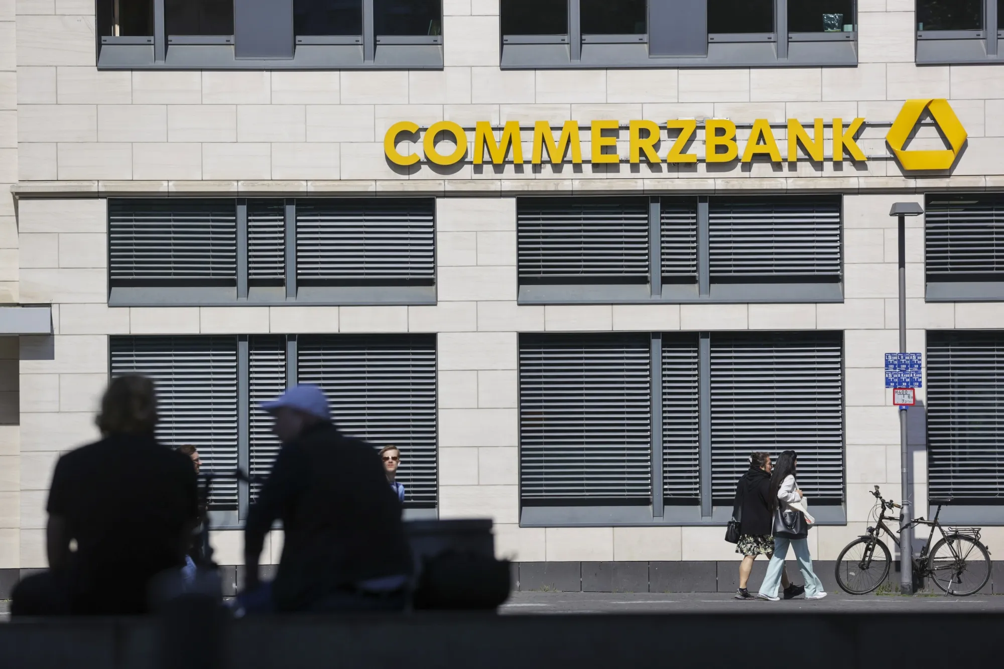 A Commerzbank AG branch in Frankfurt, Germany.