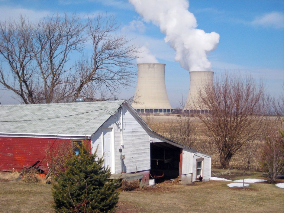 Steam escapes from Exelon's nuclear plant in Byron, Illinois.
