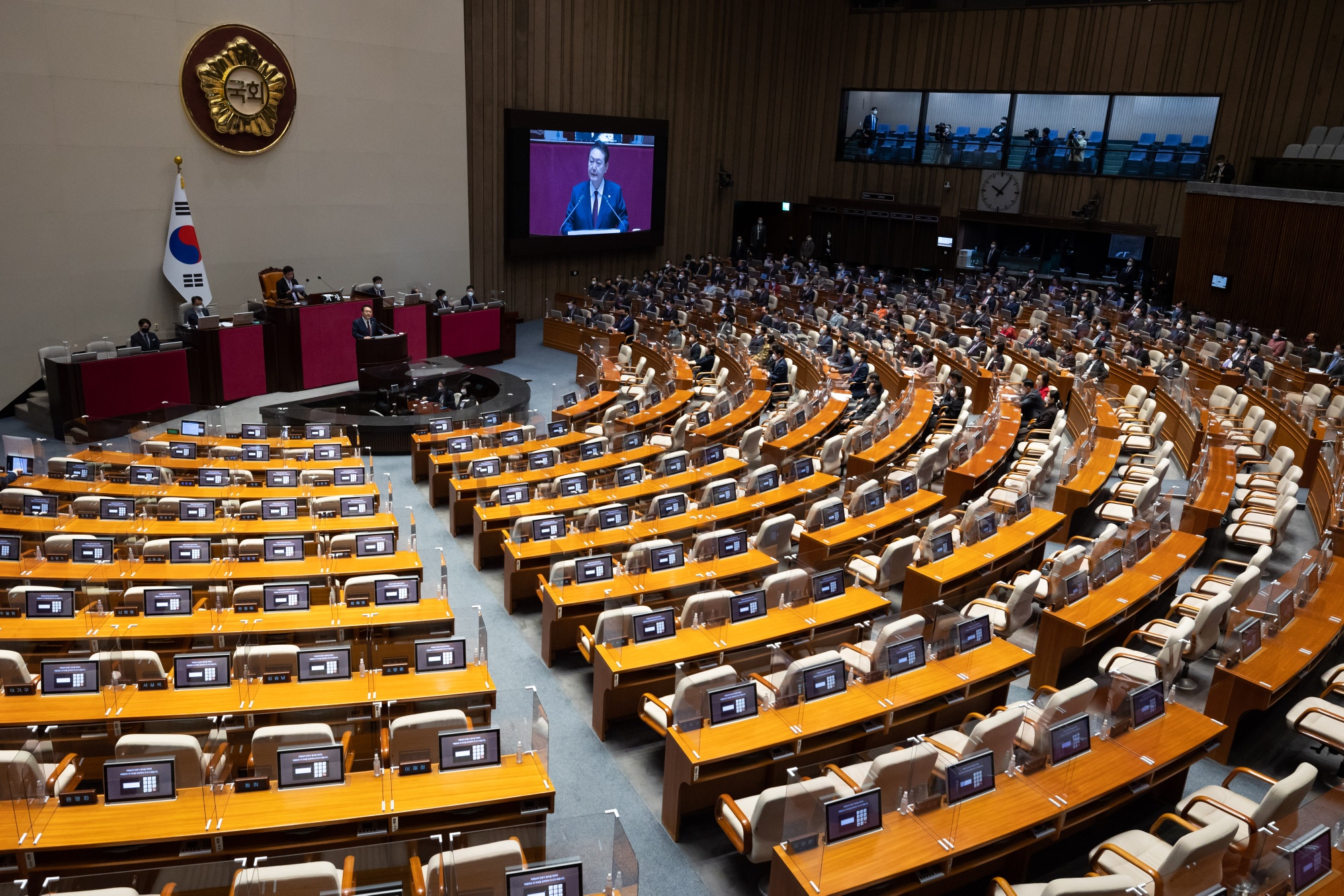 South Korea Opposition Boycotts President Speech Over ‘Suppression ...