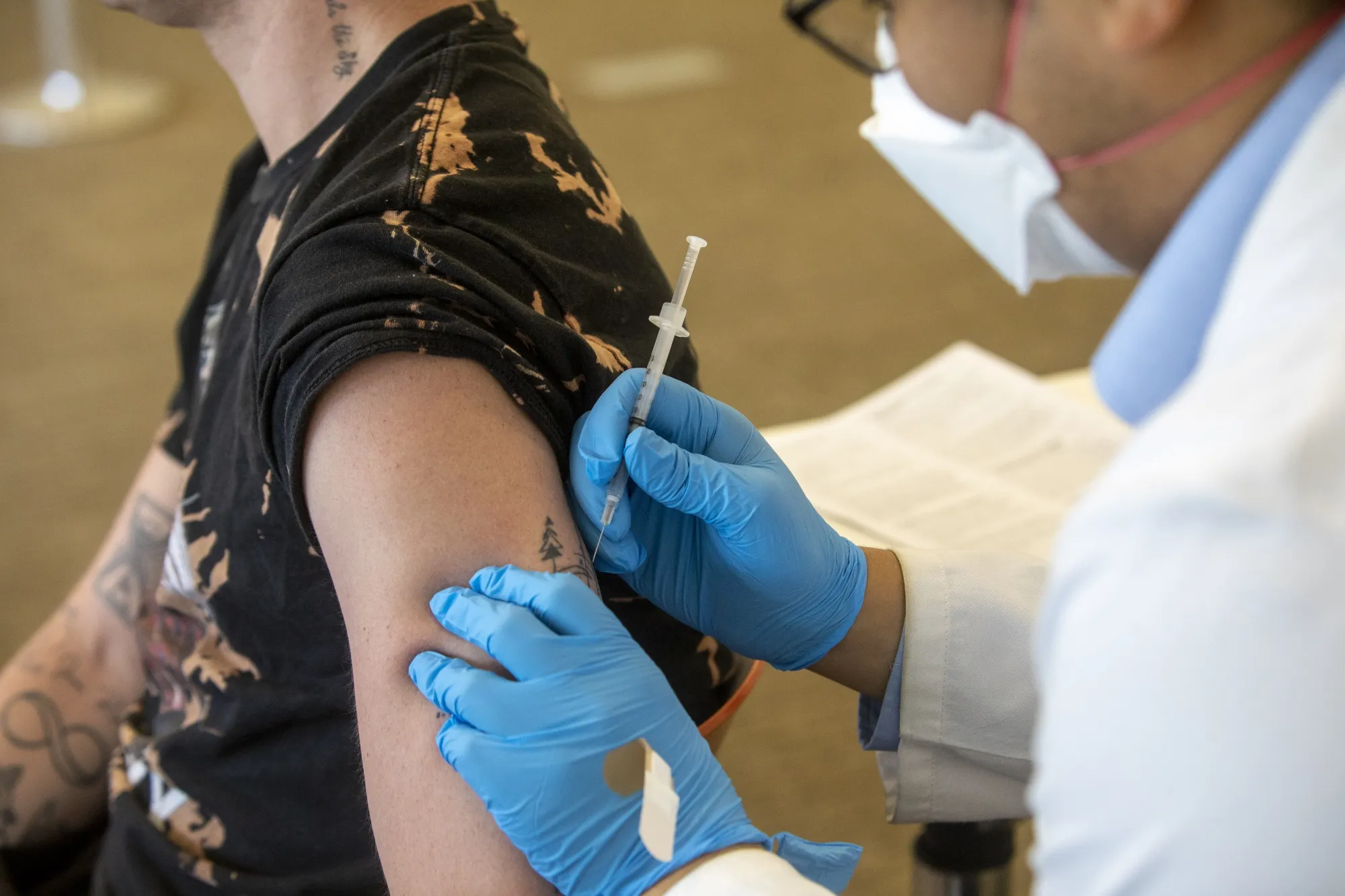 A&nbsp;dose of the Bavarian Nordic A/S Jynneos monkeypox vaccine.