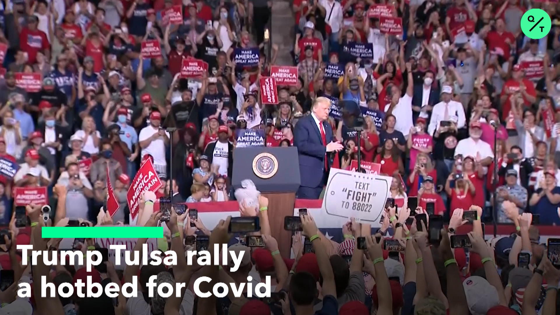 Watch Tulsa Rally a Hotspot for Covid - Bloomberg