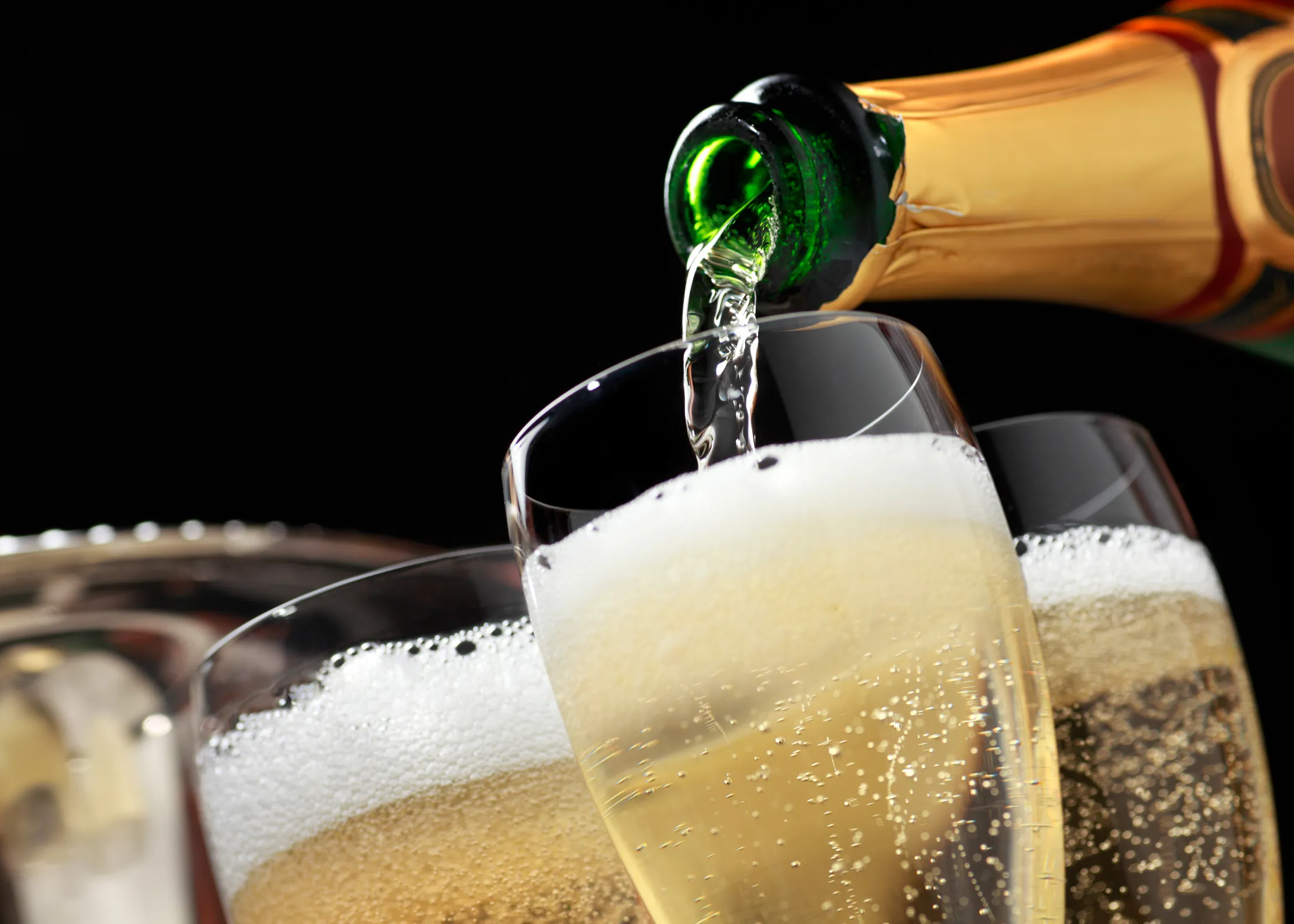 Sparkling wine is on the rise.