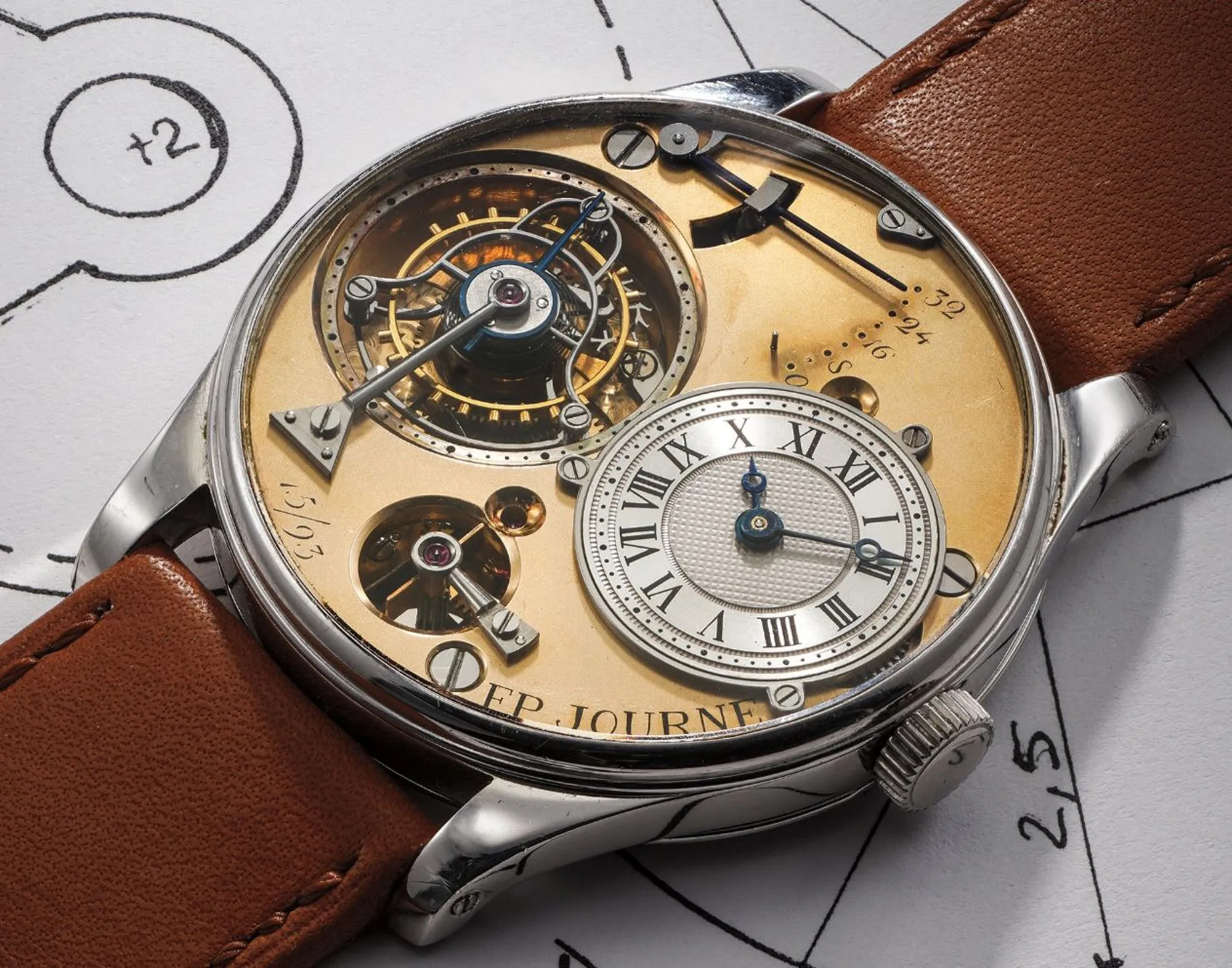 The F.P. Journe Tourbillon Souverain à Remontoire d’Egalité.