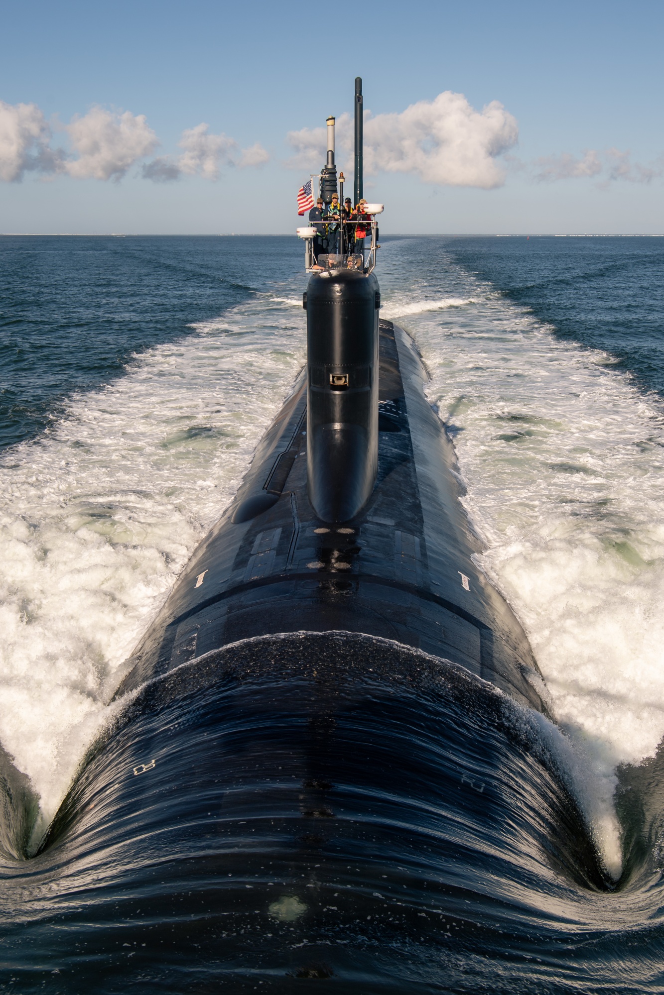 HII’s Newport News Shipbuilding Division has successfully completed initial sea trials for Virginia-class attack submarine Massachusetts (SSN 798.)