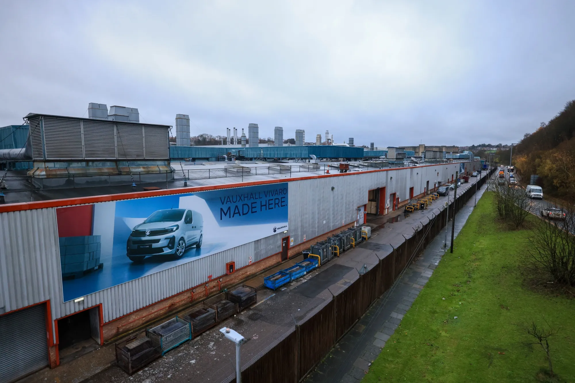 The Vauxhall van factory in Luton, UK, on Nov. 27.