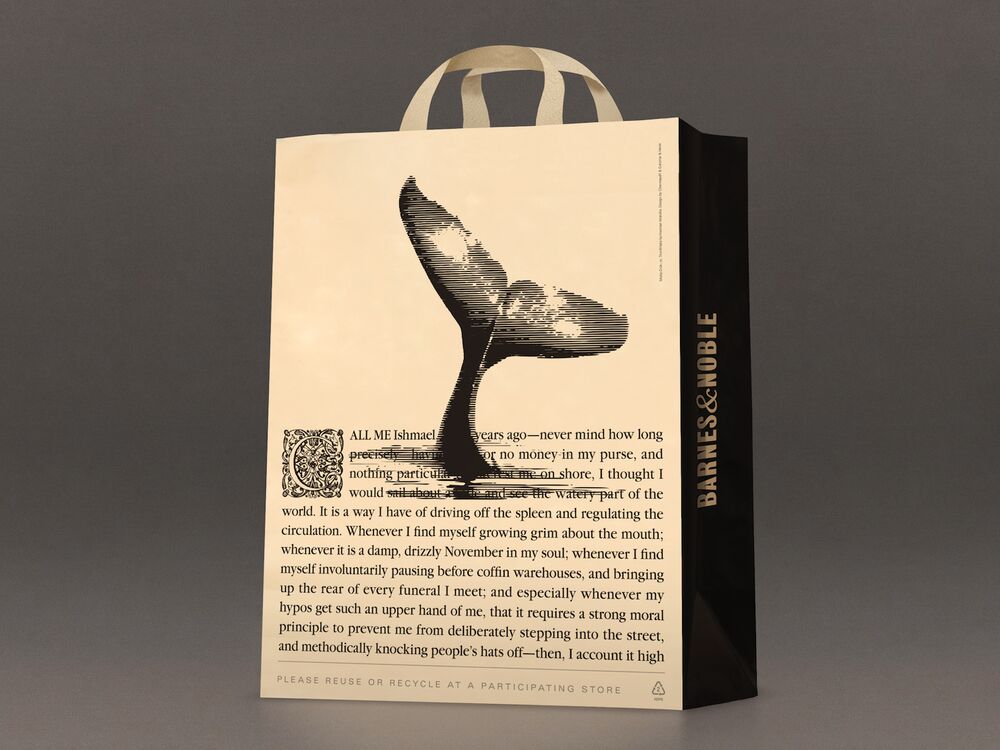 Can Barnes Noble S Redesigned Shopping Bags Revive Its