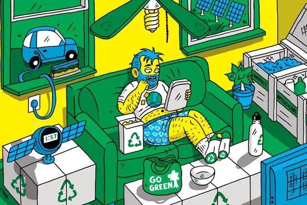 With Clean-Energy Default Rules, It's Easy Being Green