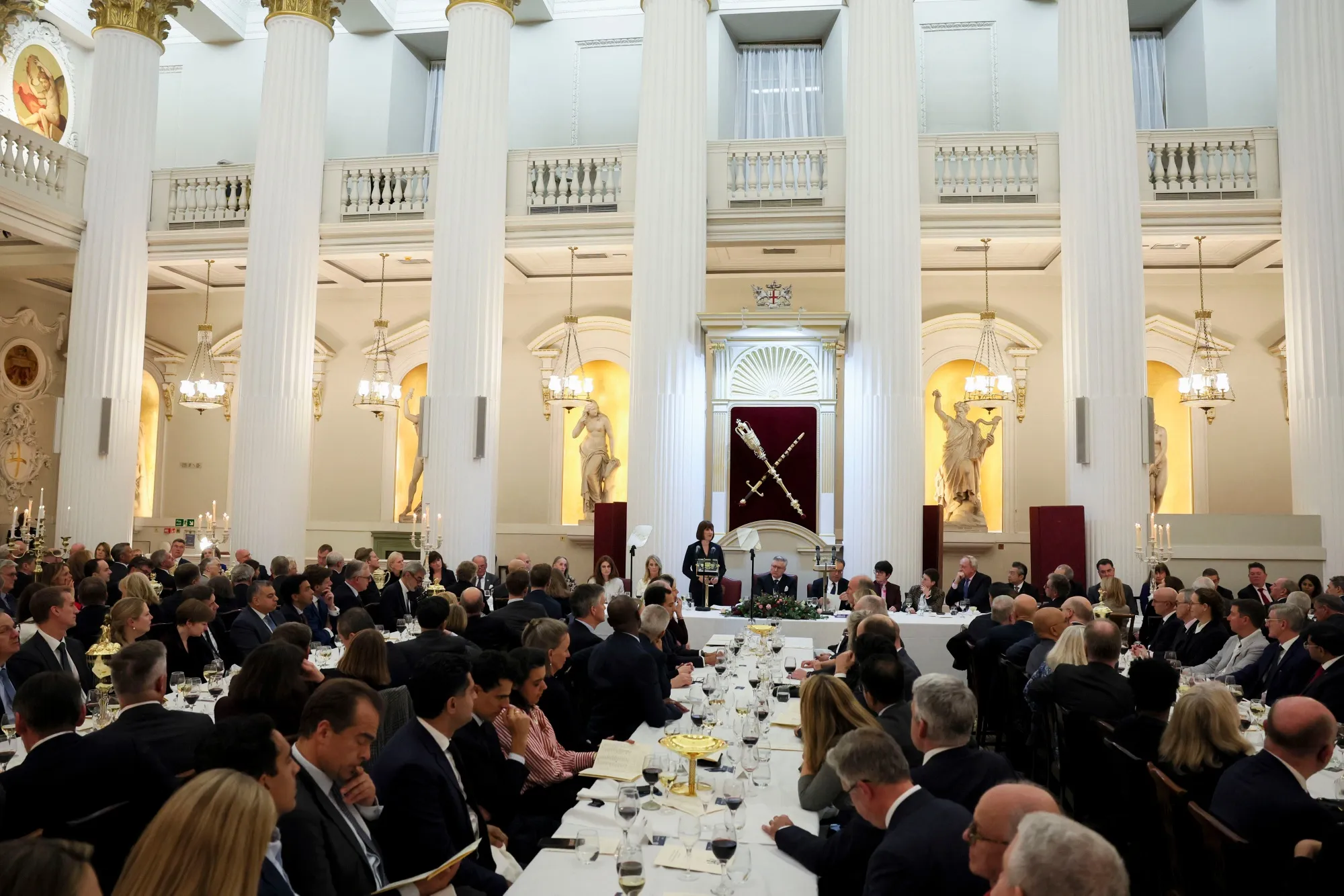 Mansion House, in the City of London.