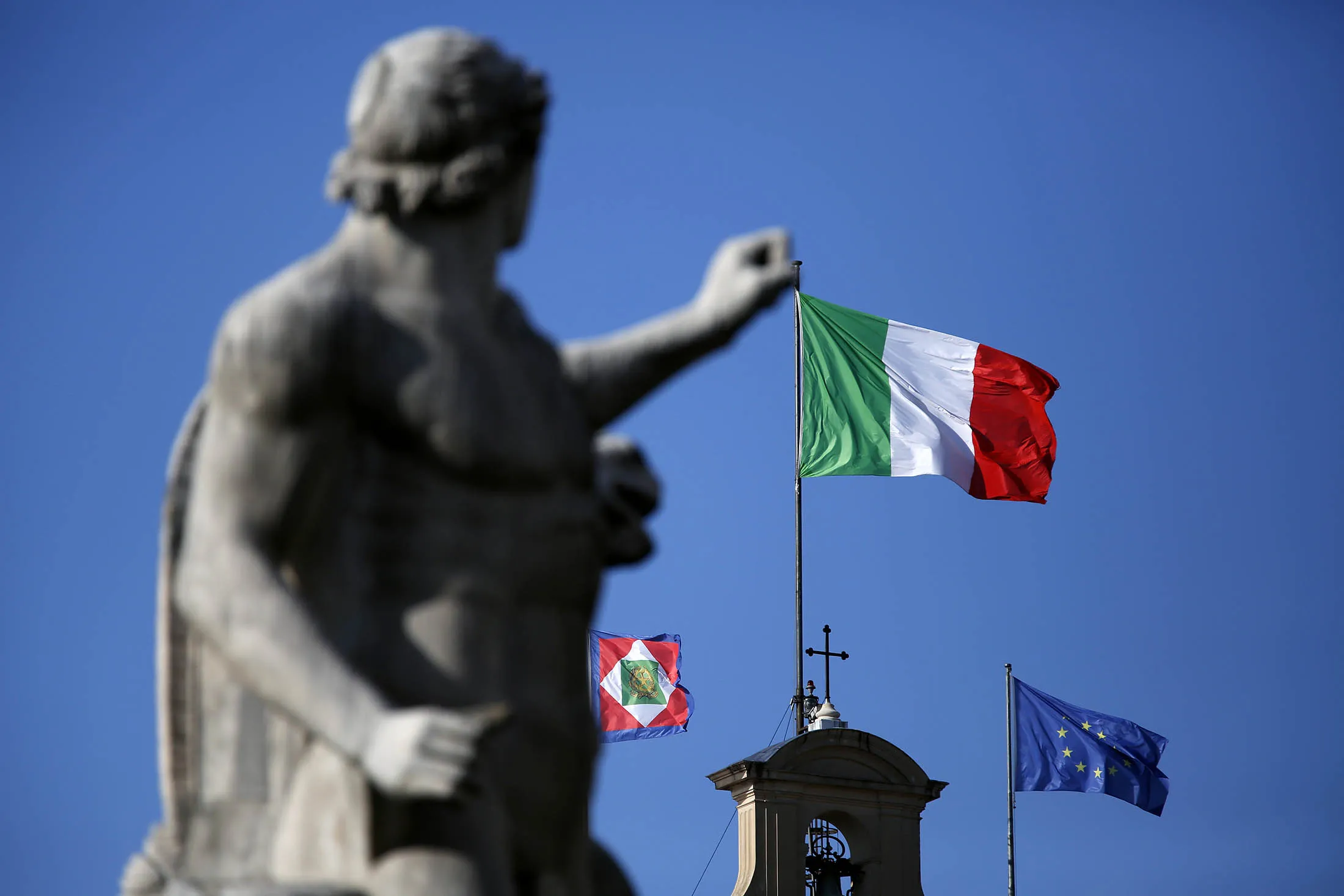 The Quirinale palace, the office of Italy's president, in Rome, Italy.
