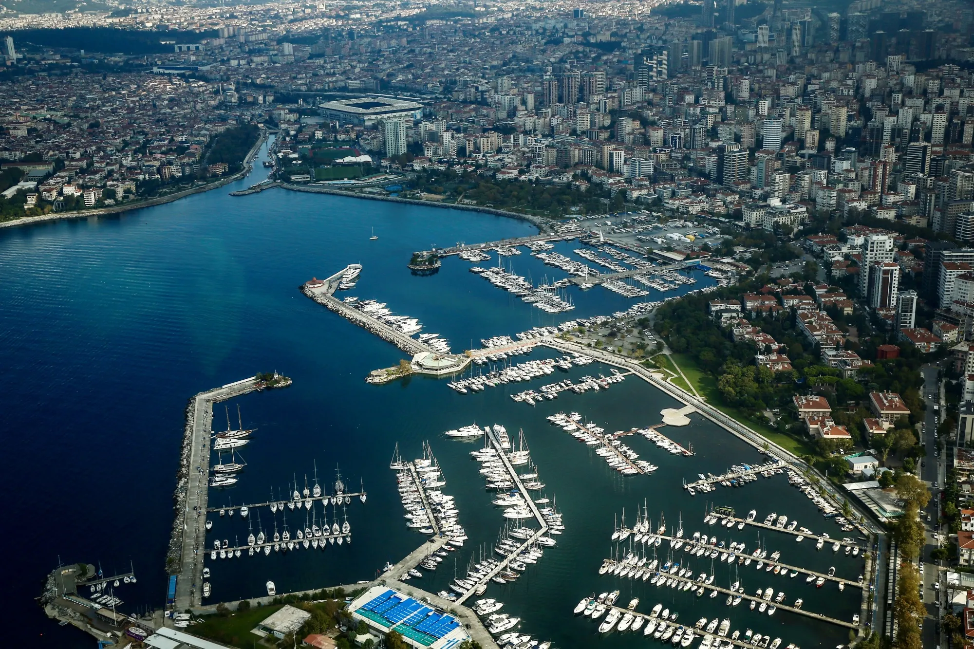 Kalamis Marina in Istanbul, Turkey.