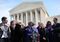 Supporters Of The Women Of Wal-Mart Demonstrate Against The Retailer As Supreme Court Hears Their Case