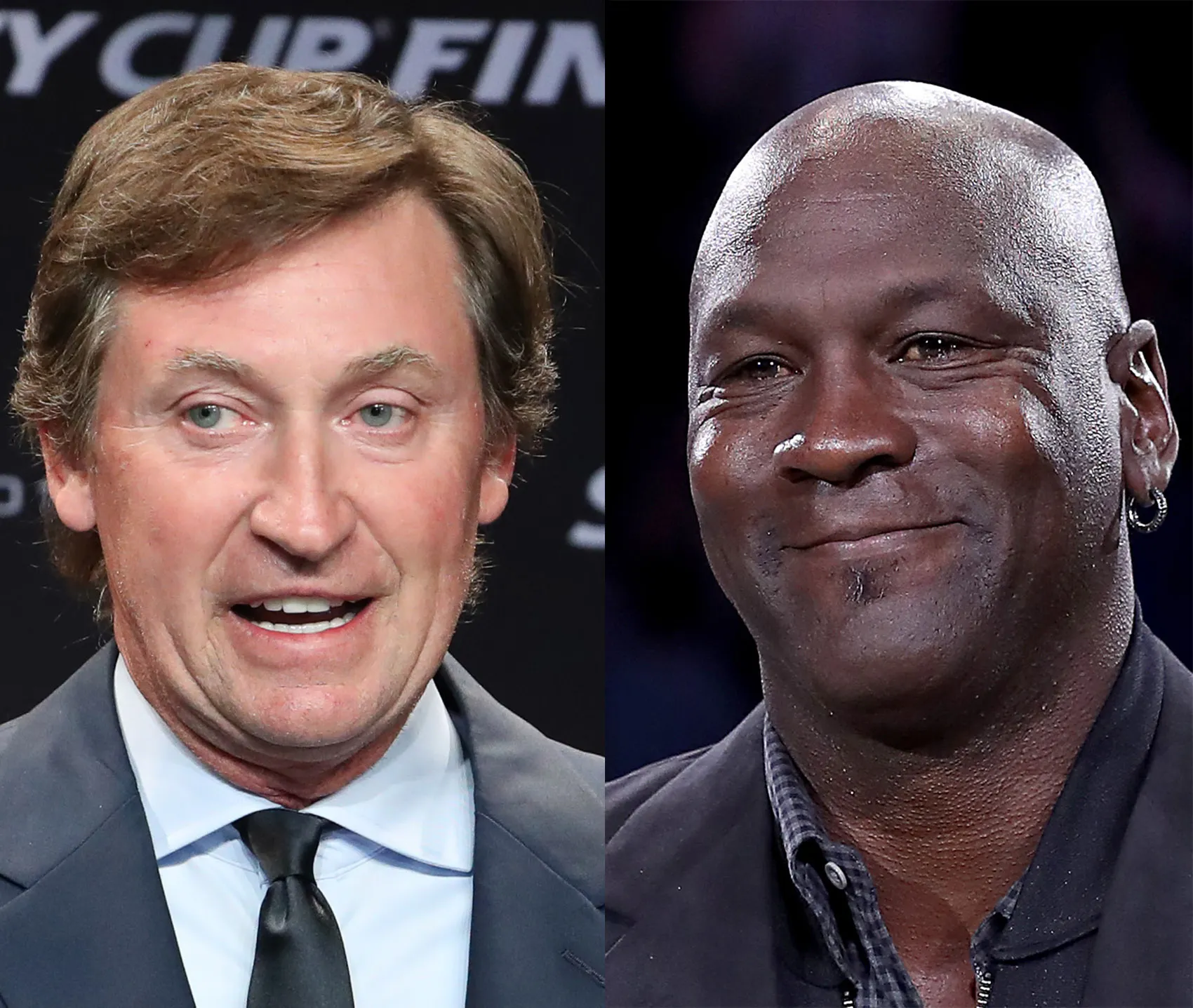 Wayne Gretzky and Michael Jordan