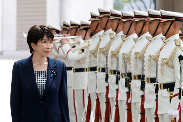 Japan's Prime Minister Sanae Takaichi Attends Self-Defense Forces Event