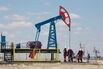 Oil Pumping Operations At Kazakh Oilfield Operated By EmbaMunaiGas