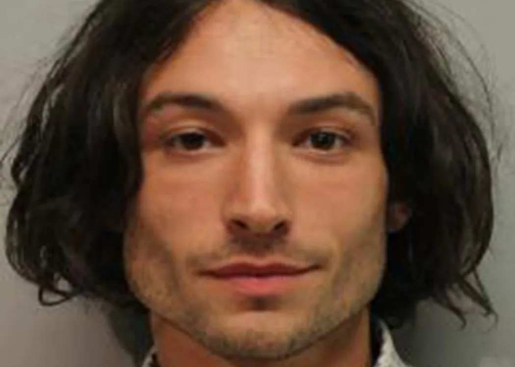 Ezra Miller after his arrest&nbsp;in Hilo, Hawaii, on March 28.&nbsp;