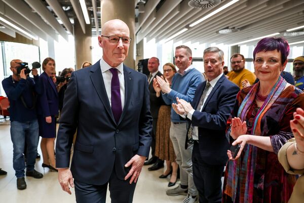John Swinney Announced As Scotland's New First Minister And Leader Of The SNP