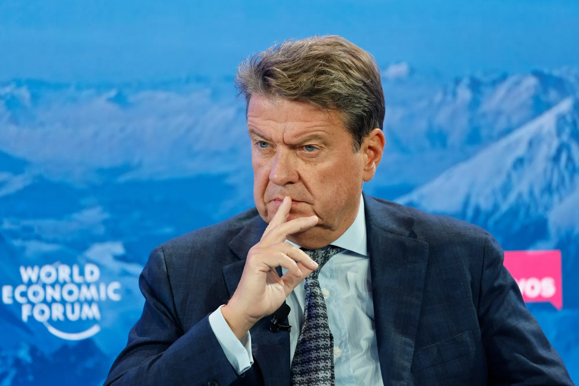 Colm Kelleher in Davos on Jan. 18.
