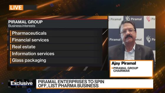 Billionaire Piramal Expects Pharma Unit Demerger by End of 2022