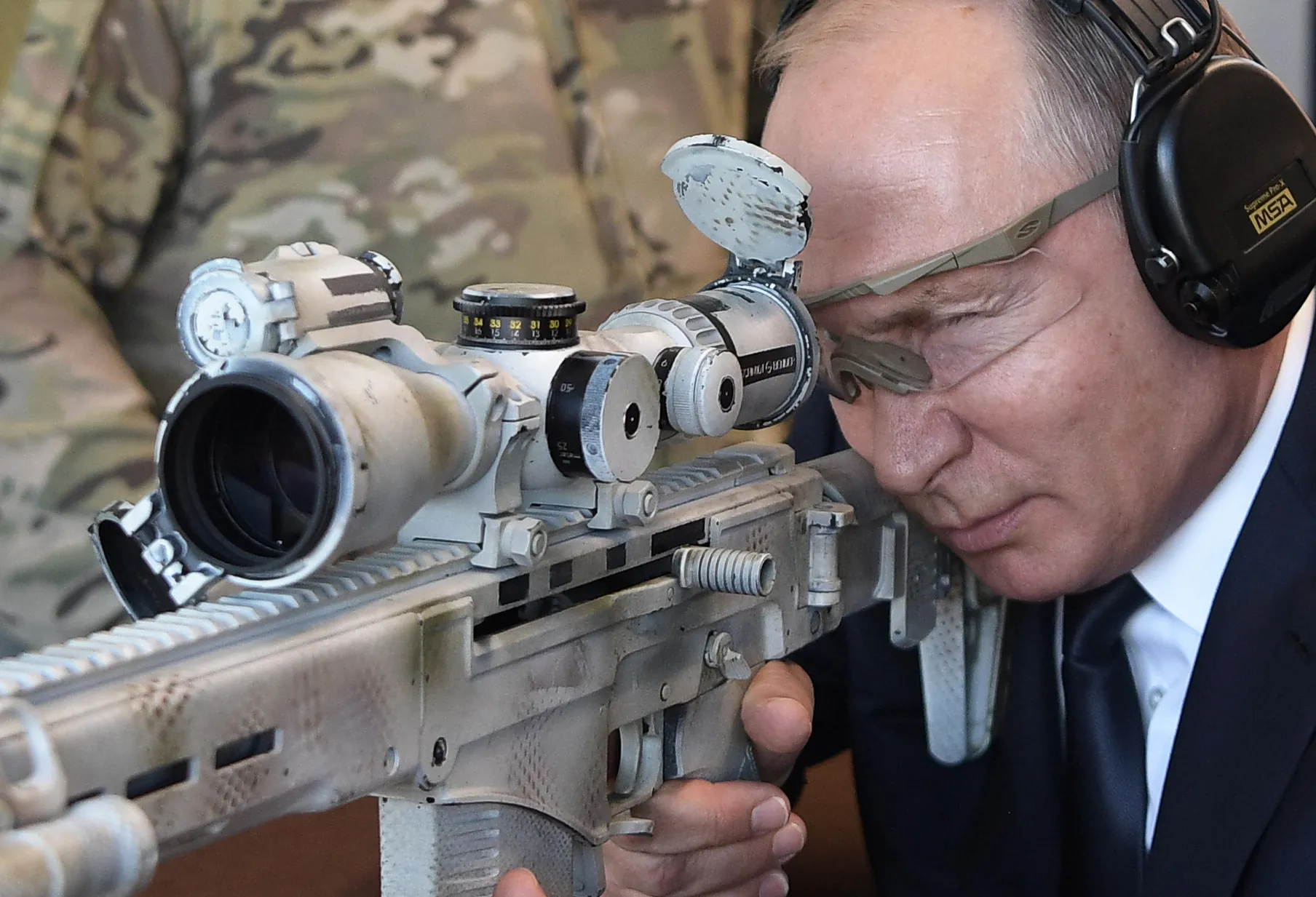 Gunning for military supremacy.