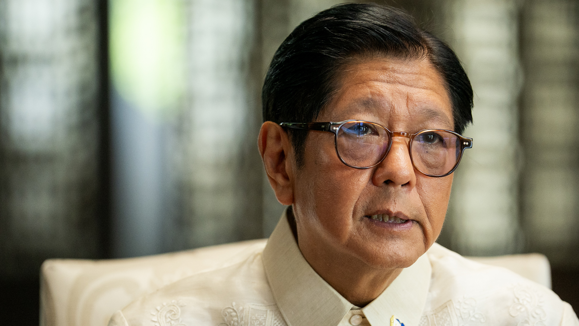 Philippine President Ferdinand Marcos Jr. talks about China relations, Iran and the economy with Bloomberg Television's Haslinda Amin in Manila.