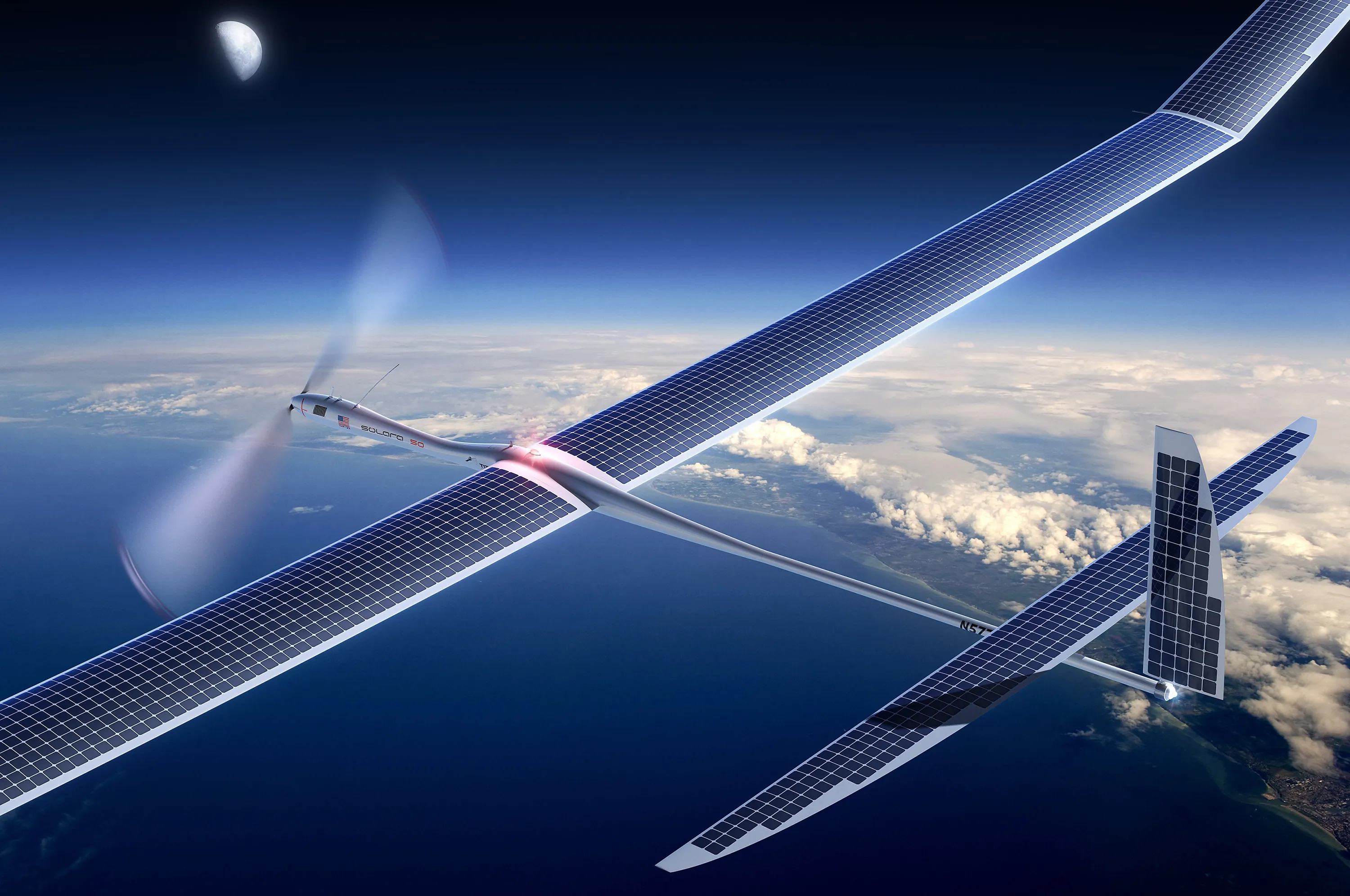 Titan Aerospace's Solara 50 aircraft.
